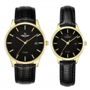 Đồng hồ cặp đôi SRWATCH SR10050.4601PL đen