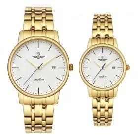 Đồng hồ cặp đôi SRWATCH SR1075.1402TE trắng