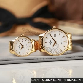 Đồng hồ cặp đôi SRWATCH SR1072.1402TE trắng giá tốt