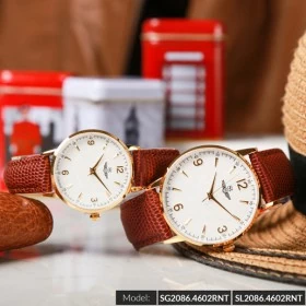 Đồng hồ đôi SRWATCH SR2086.4602RNT trắng-2