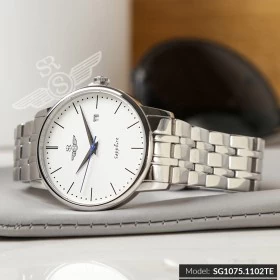Đồng hồ nam SRWATCH SG1075.1102TE TIMEPIECE cận mặt