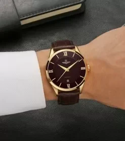 Đồng hồ nam SRWATCH SG8884.6103AT nâu-3